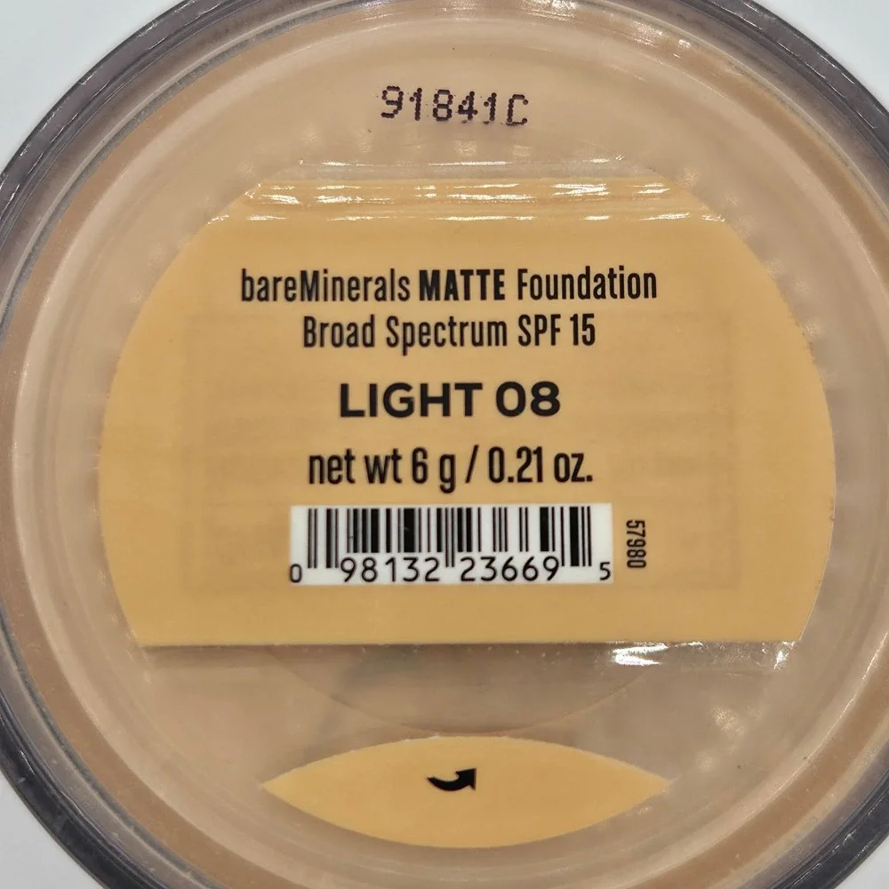 bareMinerals Matte Foundation Broad Spectrum SPF 15 Light 08 6g 0.21oz